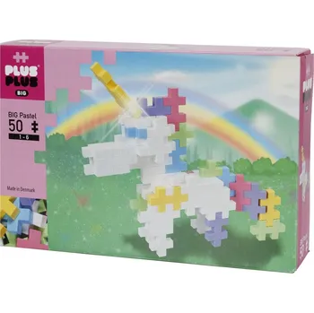 ostatní stavebnice Plus-Plus BIG Pastel Jednorožec (50 ks)
