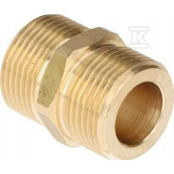Fitinka Gebo vsuvka VNĚJŠÍ ZÁVIT/VNĚJŠÍ ZÁVIT 3/4"-3/4" mosazný SVN1