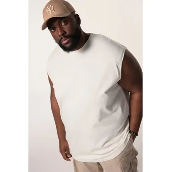 STHUGE, Plus size Tílko STHUGE, oversize, vintage vzhled, spodní košile, do 8XL pro plnoštíhlé nadměrná velikost, 836988200-1907, bílý, 8XL, Plus size oblečení, Oblečení pro vysoké muže, Nadměrné velikosti, Oblečení pro plnoštíhlé.