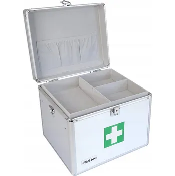 Lékárnička HLINÍKOVÝ LÉKAŘSKÝ KUFŘÍK | LÉKÁRNIČKA PRVNÍ POMOCI | S MADLEM