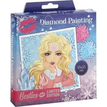 Výtvarná sada Diamantové malování s rámečkem Besties