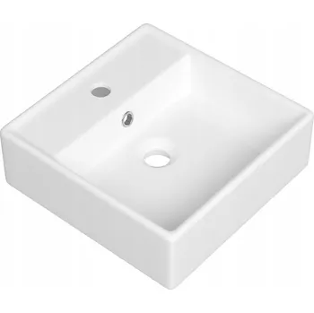 Umyvadlo Umyvadlo na desku čtvercové Gamma bílé