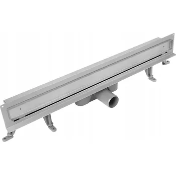 Lineární odtok STĚNOVÝ VOGI rošt pro dlaždice 30 cm NÍZKÝ SIFON fi 50 ocel