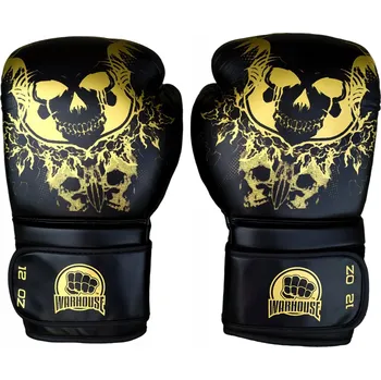 Boxerské rukavice Boxerské rukavice WarHouse Sklep Skull Gold 16 oz