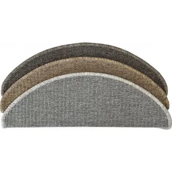 Koberec Nášlapy na schody Nature New Varianta: Nature New hnědý 24x65 cm obdélník