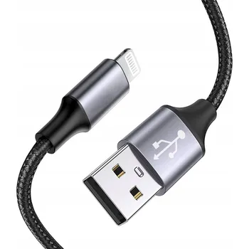 Datový kabel USB Kabel - Lightning 2.0 Silný Dlouhý Oplet 2M USB Typu A 1800mA