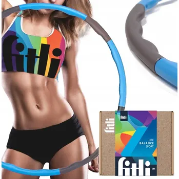 Obraz Hula hoop s výstupky Fitli 95 cm modrý