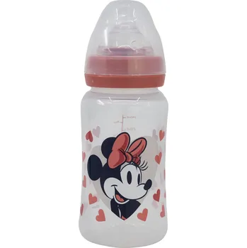 Láhev Kojenecká lahev s nastavitelným průtokem 240ml, Stor, Minnie
