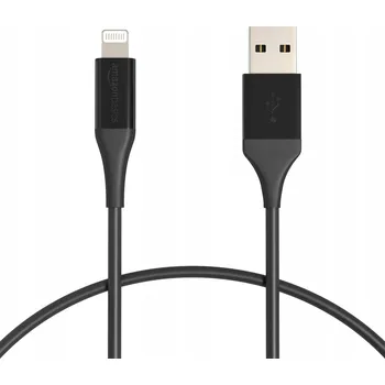 Datový kabel Kabel Amazon USB - Apple Lightning 0,9 m černý