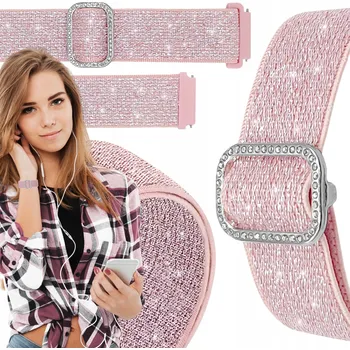 Příslušenství k chytrým hodinkám Řemínek pro Samsung Galaxy Watch 4 Classic 46mm chytré hodinky růžový řemínek 20mm