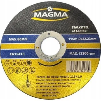 Řezný kotouč Kotouče Magma pro ocel 115 x 22,23 mm