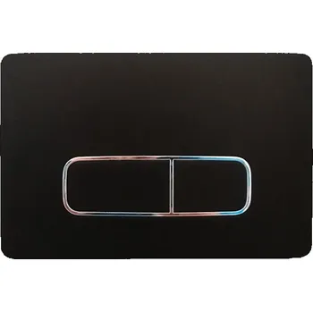 Splachovací tlačítko Splachovací tlačítko WC Moha, černá matná, pro podomítkový modul Geberit Delta UP100