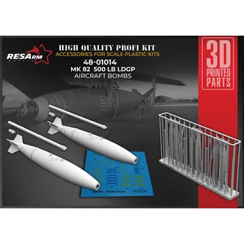 Plastikový model 1/48 MK-82 500 lb. LDGP Bombs (2 pcs.)