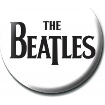 Obraz Placky na oblečení The Beatles - Černé logo