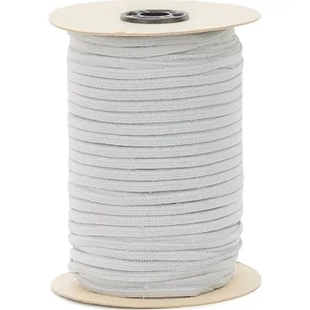 Party dekorace PartyDeco Plochá guma, světle šedá, 200 m. (1 ks / 200 m)