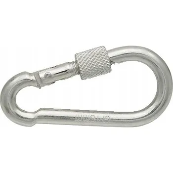 Karabina s pojistkou 6 pro lano 1 Ks