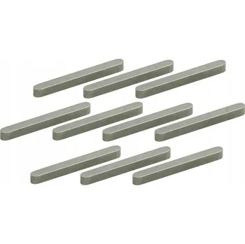 Vrták PRIZMATICKÝ KLÍN 3 x 3 x 22 mm, 10 KUSŮ, OCELOVÝ