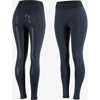 Dámské legíny Horze Dámské legíny s celosilikonovým sedem Madison - 40 tmavě modrá