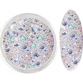 Třpytky na nehty duo pixel effect 6.21 2 g fialové