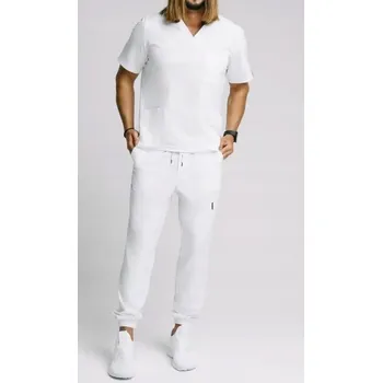 Pánská mikina Mikina lékařská SpaWear bílá L