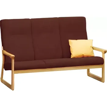 Sedací souprava BE - 3 trojkřeslo, koženka ROXA 40.90 - koženka hnědá