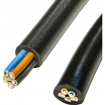 elektrický kabel Zemní měděný kabel YKY 5x1,5mm 0,6/1kV (energetický)