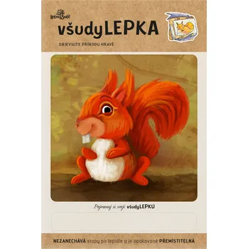 kreativní sada Lesní svět všudyLEPKA vel. 1 -007 - Veverka