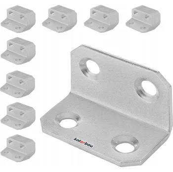 Úhloměr 100x Úhelník spojovací truhlářský 18x18x30 nábytkový