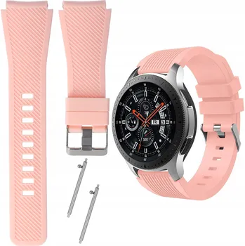 Řemínek na hodinky Pásek Aristex pro Samsung 22 mm růžový
