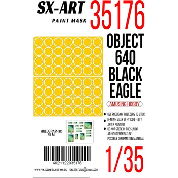 Plastikový model 1/35 Paint mask Object 640 Black Eagle (AMUS.HOB.)
