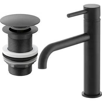 Vodovodní baterie Stojánková umyvadlová baterie Granitan KIVO černá