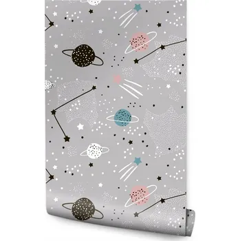 Fototapeta Tapeta pro děti - Barevný vesmír /189594399