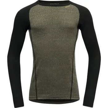 Pánské termo spodní prádlo Devold Duo active merino 205 shirt man, lichen/caviar