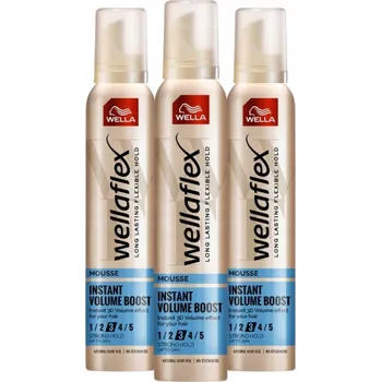 Stylingový přípravek Wellaflex Volume Boost Pěnové tužidlo na vlasy 200 Ml x3