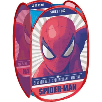 úložný prostor na hračky SEVEN Koš na hračky Spiderman Polyester, 36x36x58 cm