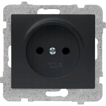 Elektrická zásuvka Elektrická Zásuvka nástěnná Polmark černá