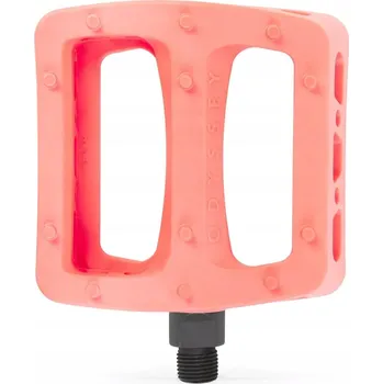 Pedál na kolo BMX pedály Odyssey Twisted Pro PC červené