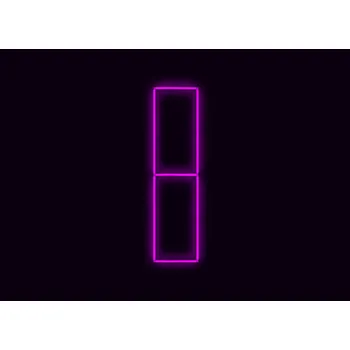 Kompletní LED čtyřhranné svítidlo růžové, rozměr: 2 elementy 44 x 234 cm SLEVA 3%