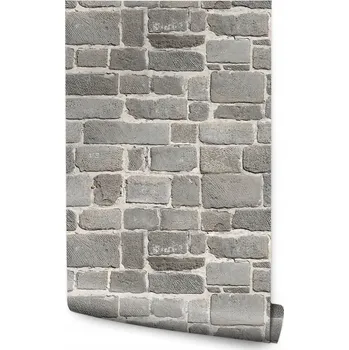 Fototapeta Tapeta Šedá Cihlová Zeď /1338285425