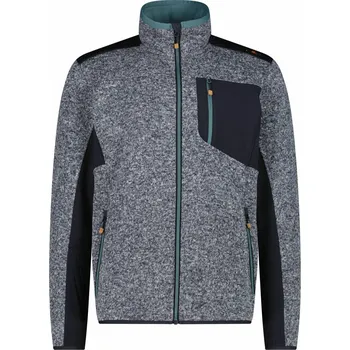 Pánská mikina CMP Man flísová bunda - 0 - šedá - 54