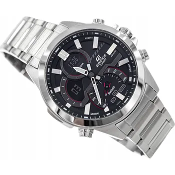 Hodinky Casio pánské hodinky ECB-30D, stopky, vodotěsné pro plavání, Bluetooth