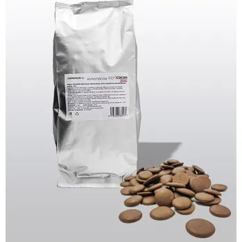 Čokoláda Vegan čokoláda Agricacao Almondcoa 47% mandlovo-oříšková, pecky 1 kg/sáček