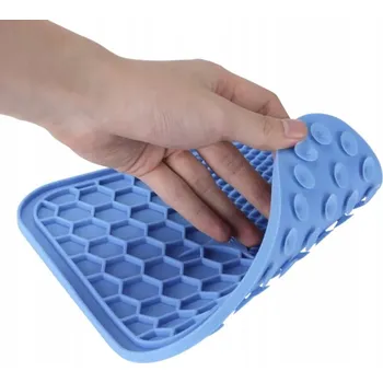 Miska pro psa Jedna silikonová miska Hurtnet modrá 0,01 l