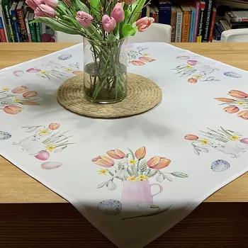 ubrus BYTEMA Ubrus a šál JARNÍ POTĚŠENÍ 40 x 110 cm