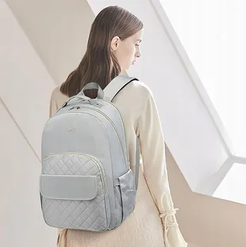 Městský batoh Batoh městský školní šedý Breold na notebook