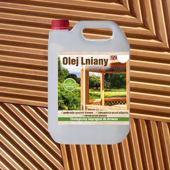 Olej na dřevo KJK WOOD PROTECT lněný olej pro impregnaci 5l