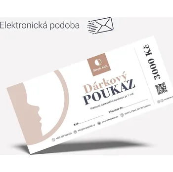 Dárkový potravinový koš Simply Kids Dárkový poukaz 3000 Kč elektronická podoba