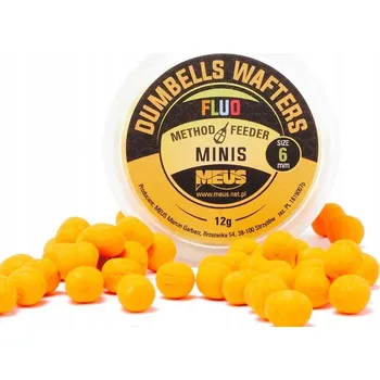 Boilies Dumbells Wafters Fluo Meus Minis 6mm 15g Perník