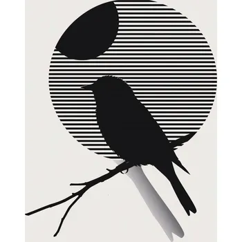 Plakát Plakát Kontrast Štíhlosti bez rámu 70 x 70 cm