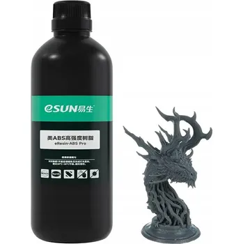 3D tisk ESun pryskyřice A200 Resin ABS Pro šedá 1000g
